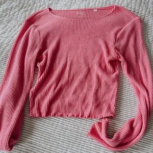 Pink Pacsun Ribbed Women’s Long Sleeve 🎀